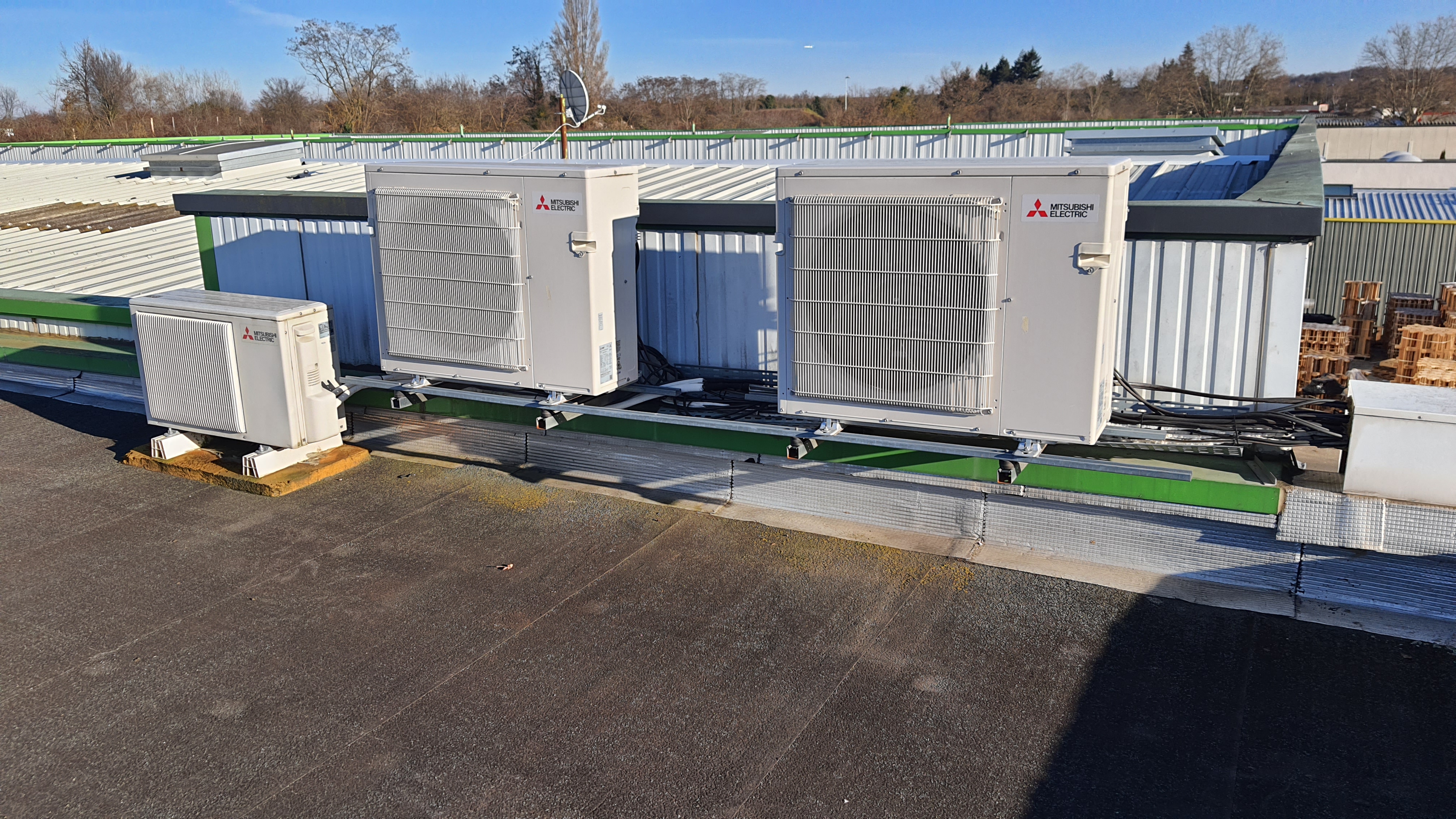 Climatisation réversible air/air — chantier ECEO 2023