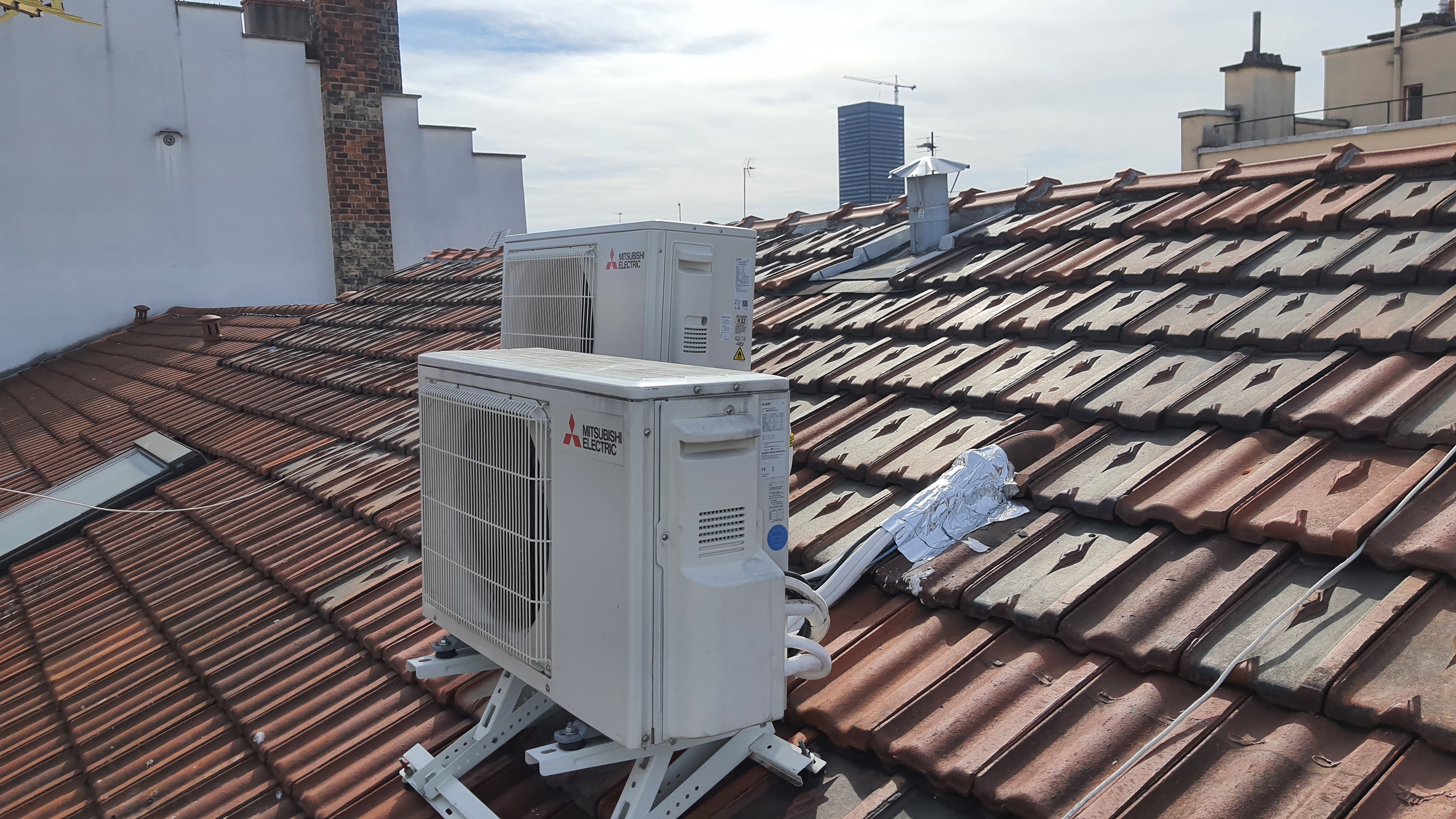 Climatisation réversible air/air — chantier ECEO 2023