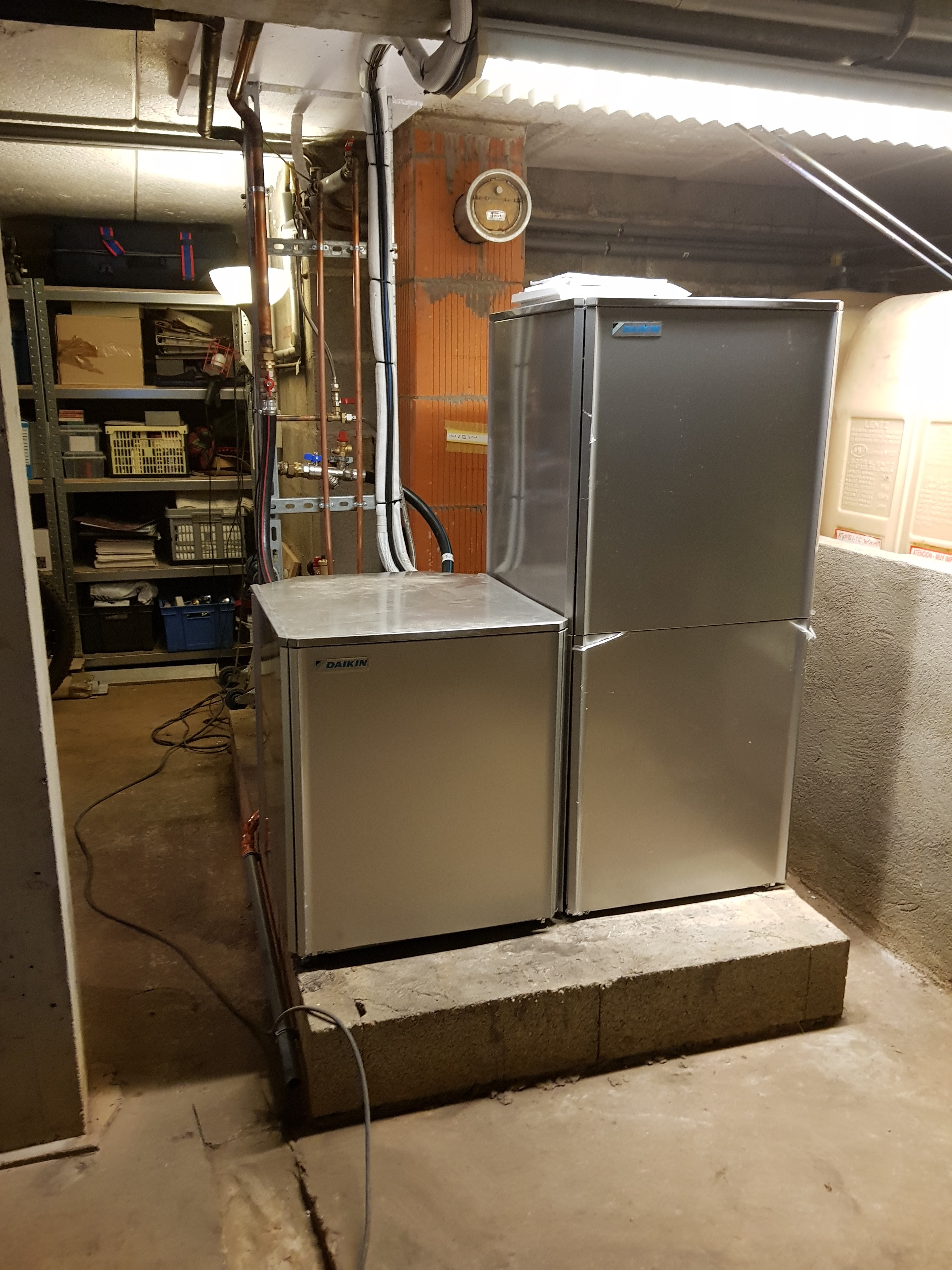 Pompe à chaleur air/eau — chantier ECEO 2019