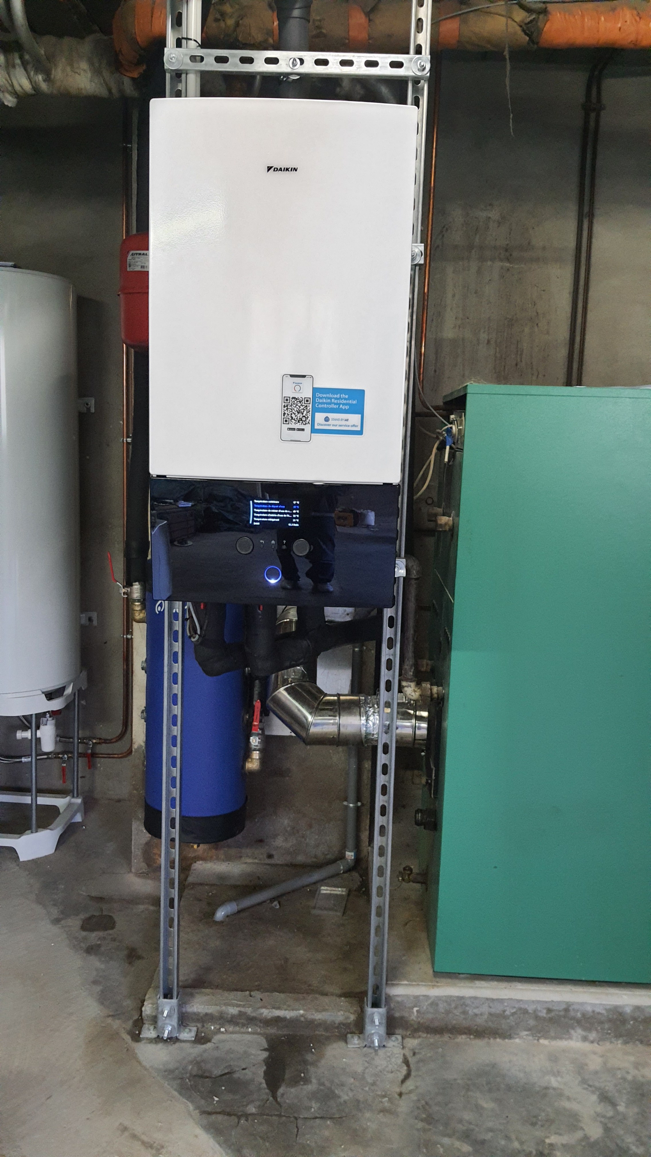 Pompe à chaleur air/eau — chantier ECEO 2023